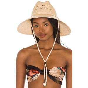 Lack of Color The Vista Hat Natural & White Straw Wide Brim Sun Hat Medium